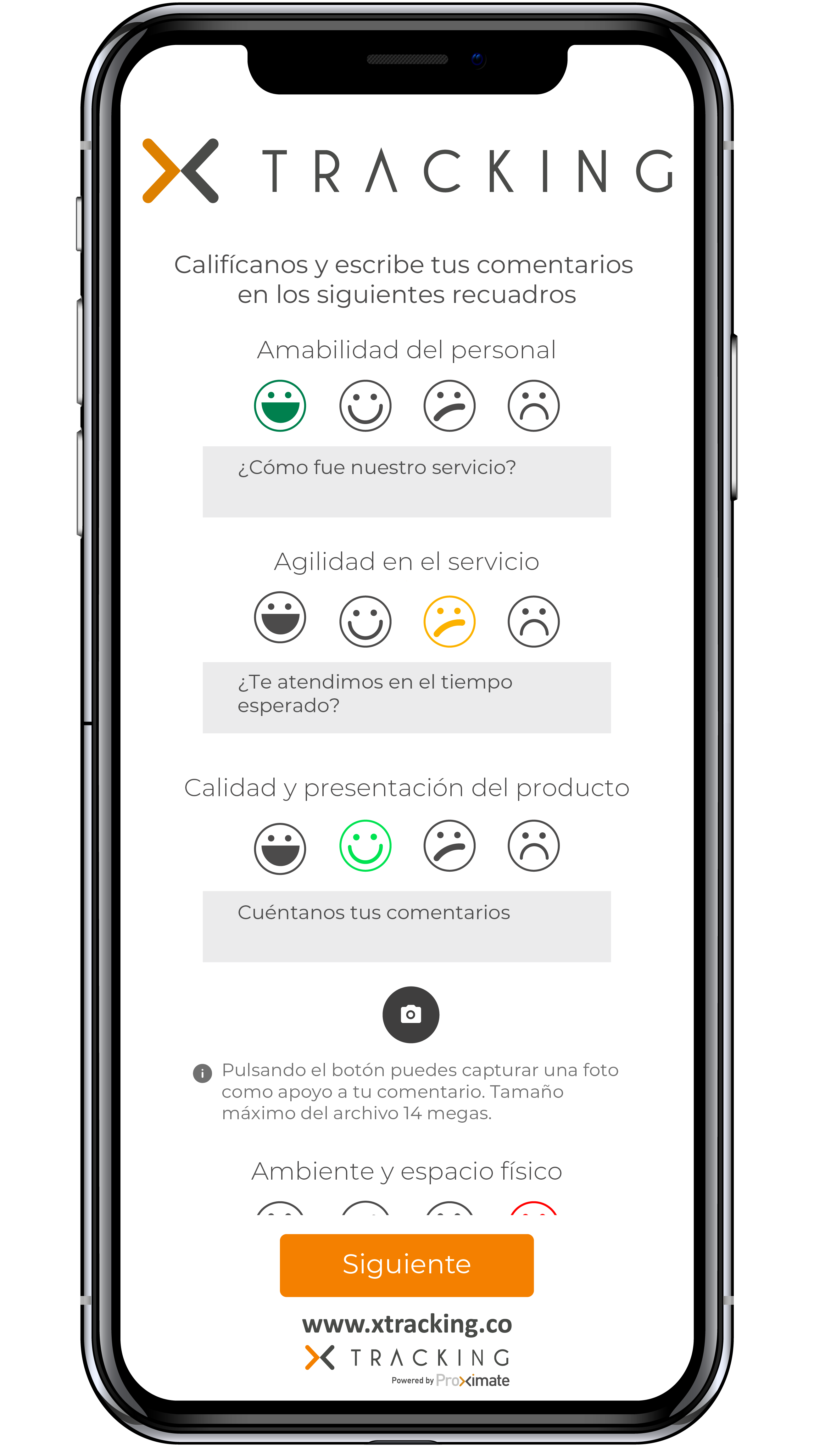 Xtracking Encuesta Usuario